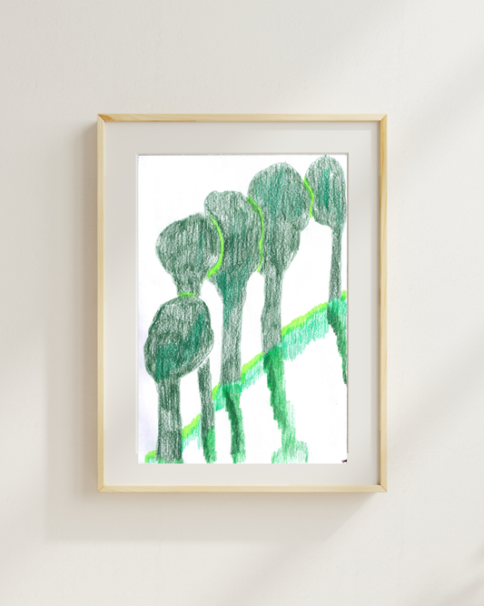 Five trees (Original)