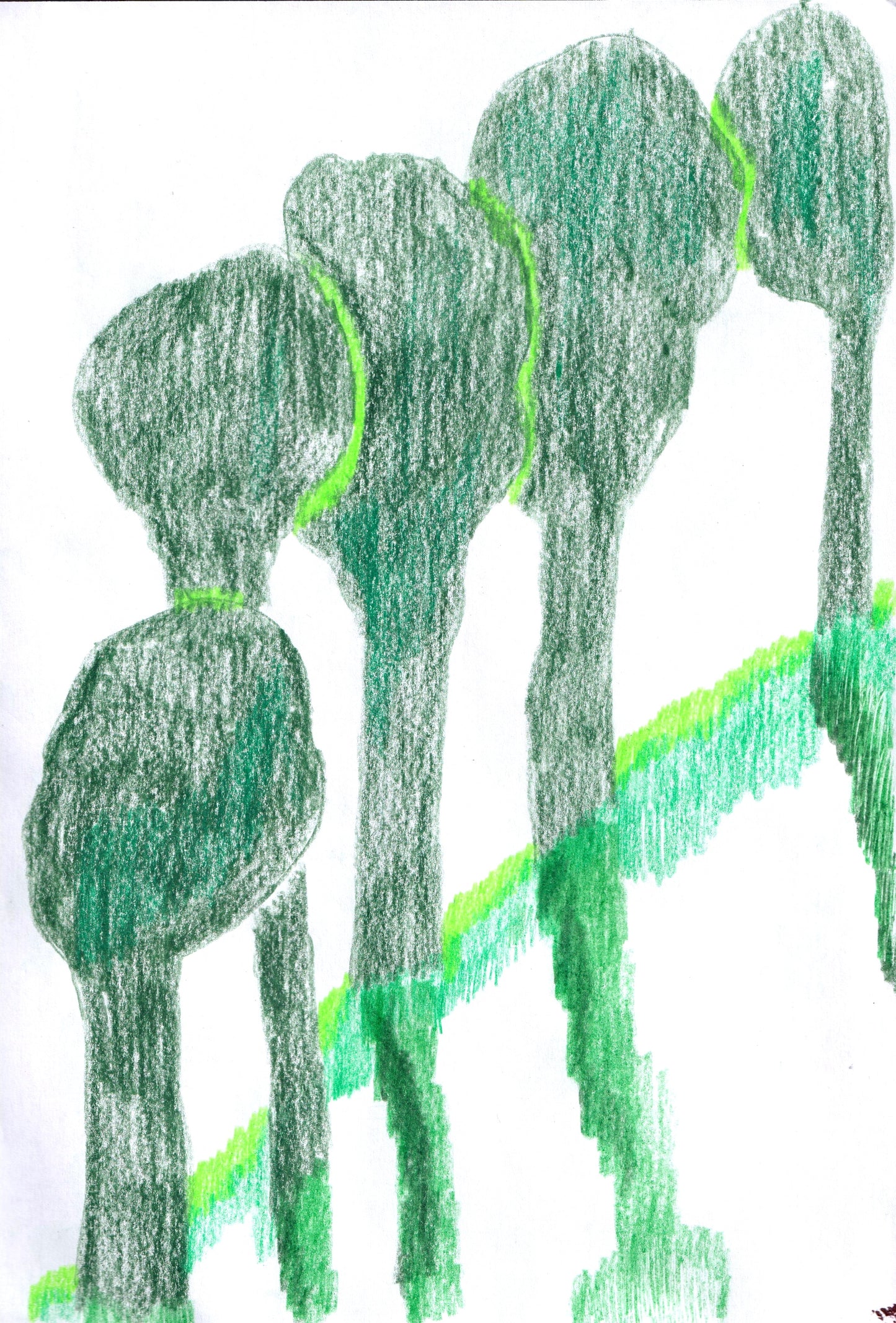 Five trees (Original)