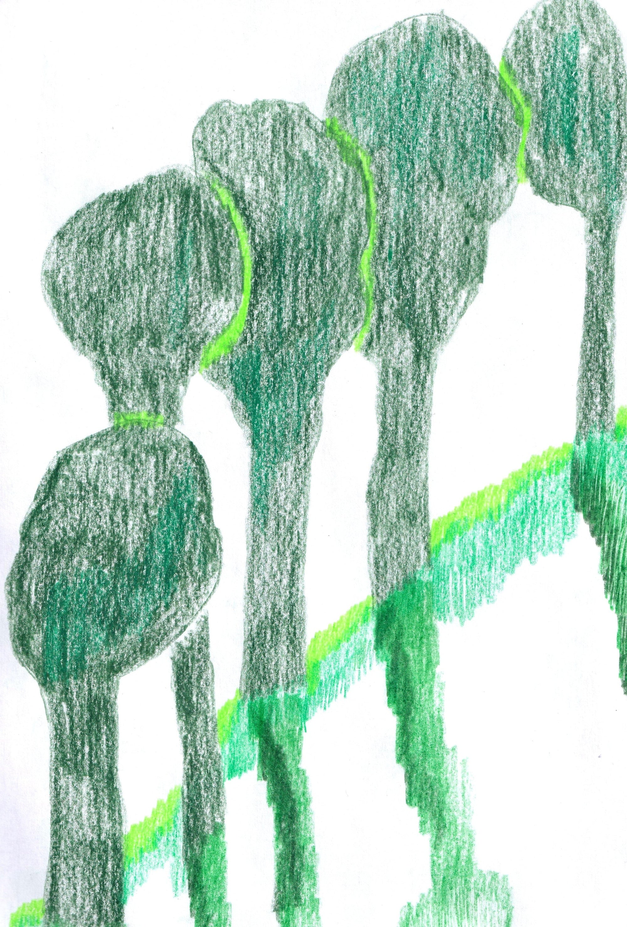 Five trees (Original)