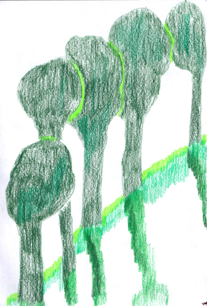 Five trees (Original)